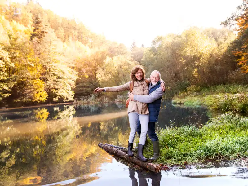 Couple communicating